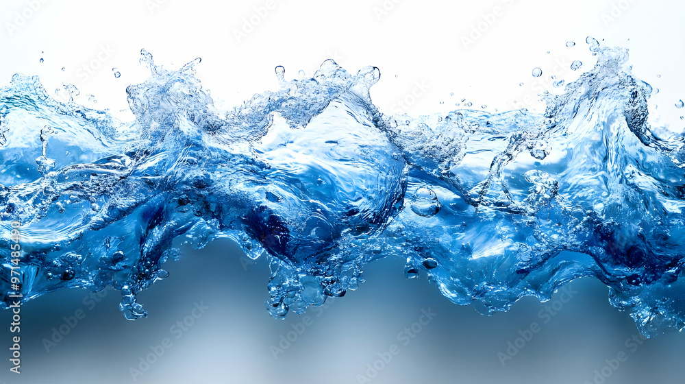 A dynamic splash of blue water, illustrating movement and fluidity. A dynamic splash of blue water, illustrating movement and fluidity.