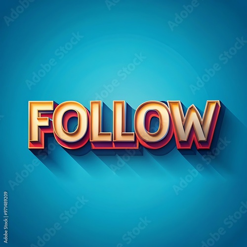 Editable follow text effects