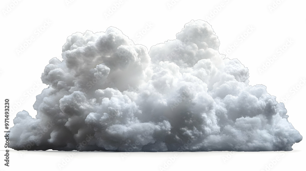 A fluffy, white cloud against a plain background, evoking a sense of softness and tranquility. A fluffy, white cloud against a plain background, evoking a sense of softness and tranquility.