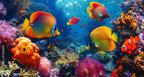 Colorful reef life. photo