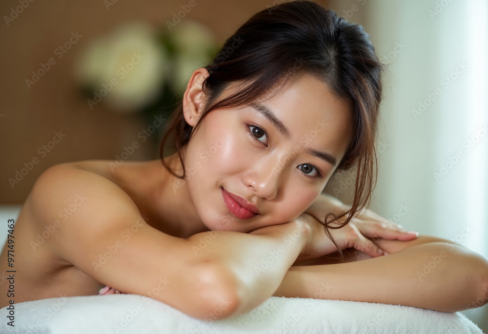 Beautiful Asian Woman Relaxing At Spa Wellness Center Beauty Treatment Skincare Cosmetology Healthy Lifestyle Concept Beautiful Asian Woman Relaxing At Spa Wellness Center Beauty Treatment Skincare Cosmetology Healthy Lifestyle Concept