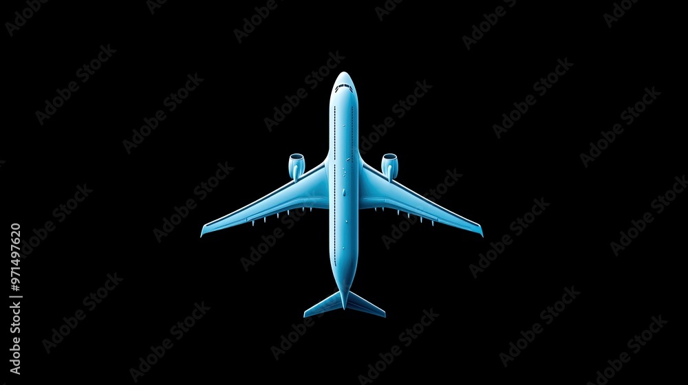 An airplane soars around the Earth, showcasing stunning blue and white hues of the planet. The contrast against the black background emphasizes the vastness of space An airplane soars around the Earth, showcasing stunning blue and white hues of the planet. The contrast against the black background emphasizes the vastness of space