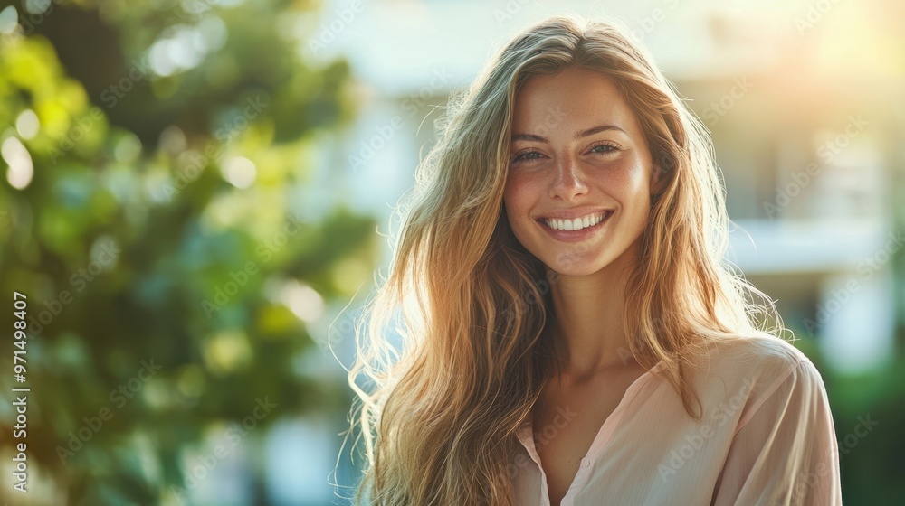The Smiling Woman in Sunlight The Smiling Woman in Sunlight