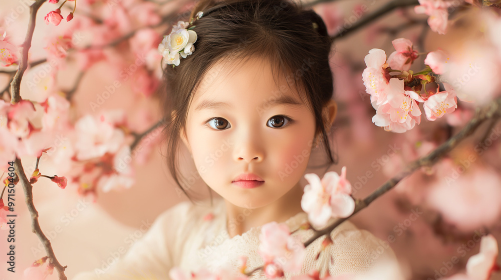 beautiful studio portrait of young Asian girl beautiful studio portrait of young Asian girl