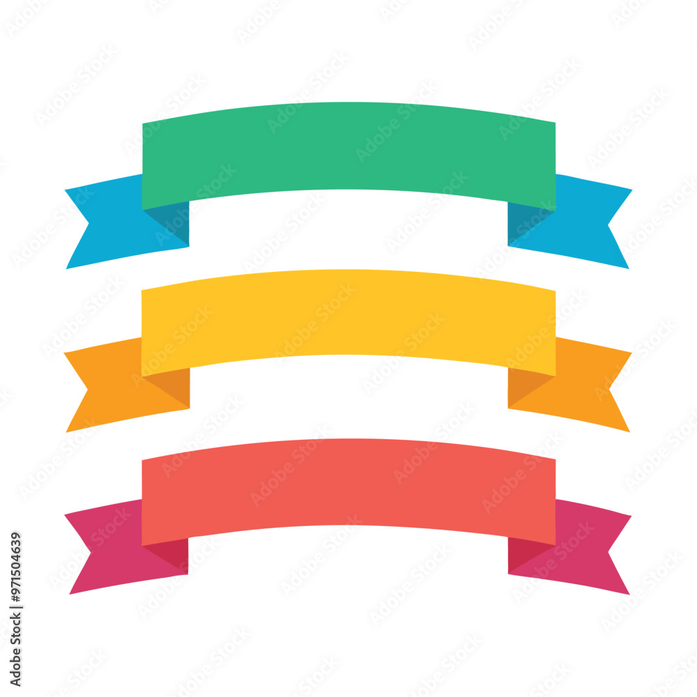 Ribbon Banner Design Vector Set Illustraion png icon on white background Ribbon Banner Design Vector Set Illustraion png icon on white background