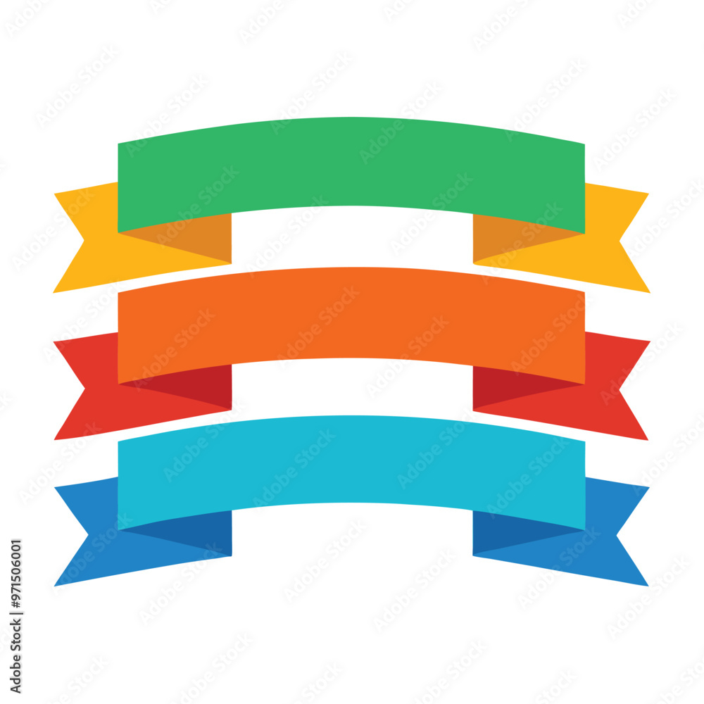 Ribbon Banner Design Vector Set Illustraion png icon on white background Ribbon Banner Design Vector Set Illustraion png icon on white background