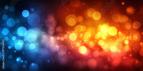 abstract background with bokeh