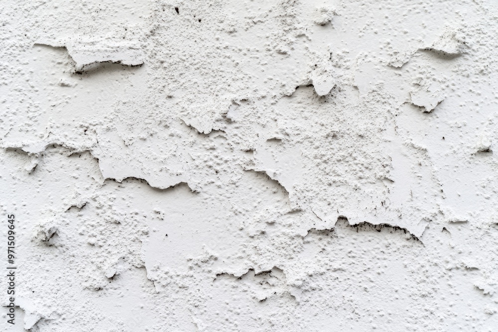 Urban Texture: White Plaster Wall with Granular Surface Detail Urban Texture: White Plaster Wall with Granular Surface Detail