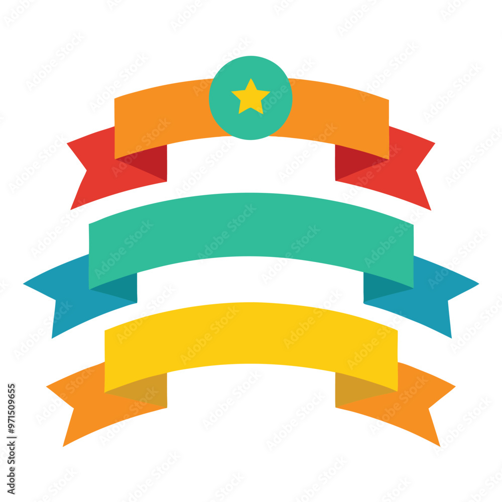 Ribbon Banner Design Vector Set Illustraion png icon on white background Ribbon Banner Design Vector Set Illustraion png icon on white background