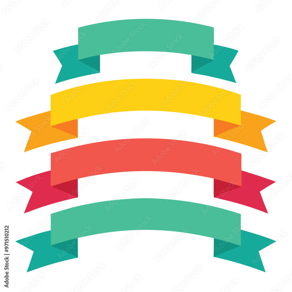 Ribbon Banner Design Vector Set Illustraion png icon on white background Ribbon Banner Design Vector Set Illustraion png icon on white background
