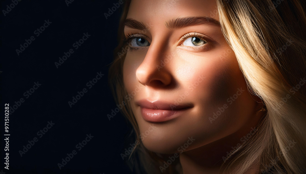 Portrait with Dramatic Lighting and Textures Portrait with Dramatic Lighting and Textures