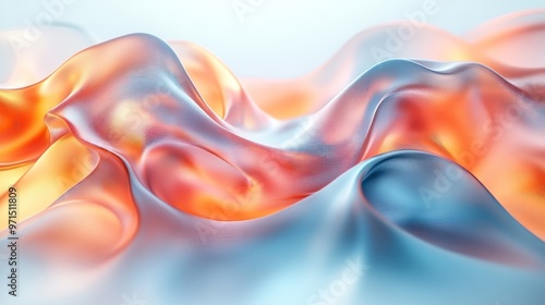 Wallpaper Mural Abstract Waves of Light and Color. Abstract Background Torontodigital.ca