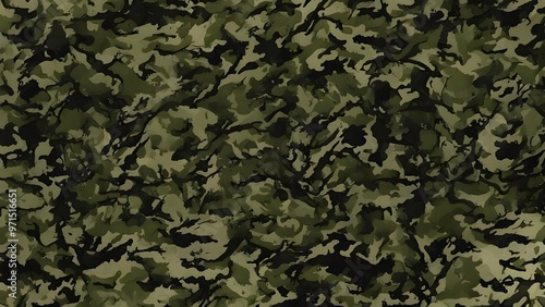  camouflage army khaki pattern, modern military background, fabric texture