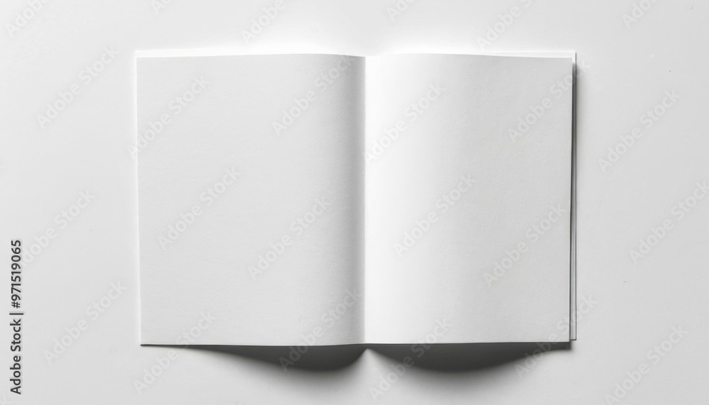 mockup bookz, magazine, booklet on white background top view, ai generated, ai mockup bookz, magazine, booklet on white background top view, ai generated, ai