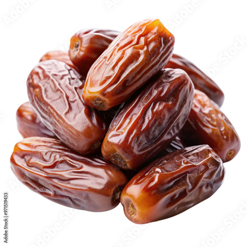 Dates fruit Isolated on transparent background.