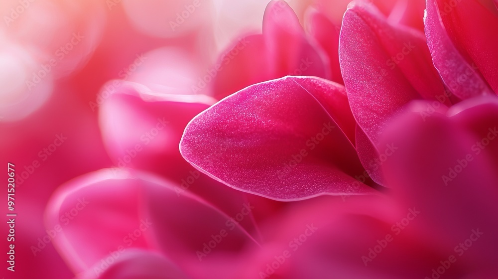 A tight shot of a pink bloom teeming with many petals in the foreground, while the backdrop softly blurs A tight shot of a pink bloom teeming with many petals in the foreground, while the backdrop softly blurs