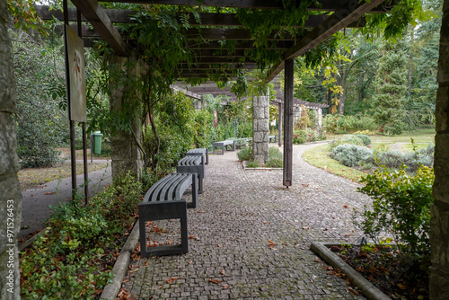 Photography british botanical garden of Bratislava