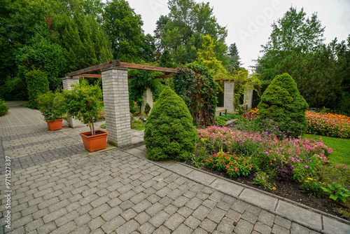 Photography british botanical garden of Bratislava