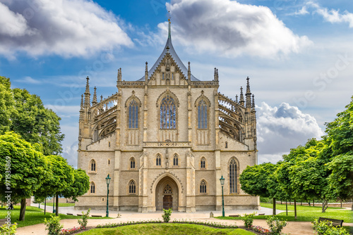 Saint Barbara Church, a Roman Catholic Church in Kutná Hora (Bohemia) in the style of a cathedral, and is sometimes referred to as the Cathedral of St Barbara