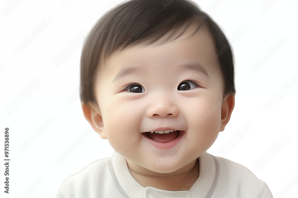 Asian baby on white background. Birth related themes. Childbirth. Asian country. Asian baby. Chinese baby. Japan baby. Image for graphic designer. Image for flyers. Asian baby on white background. Birth related themes. Childbirth. Asian country. Asian baby. Chinese baby. Japan baby. Image for graphic designer. Image for flyers.