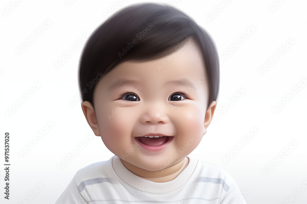 Asian baby on white background. Birth related themes. Childbirth. Asian country. Asian baby. Chinese baby. Japan baby. Image for graphic designer. Image for flyers. Asian baby on white background. Birth related themes. Childbirth. Asian country. Asian baby. Chinese baby. Japan baby. Image for graphic designer. Image for flyers.