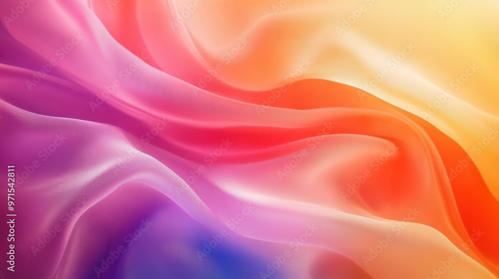 Colorful Abstract Flowing Fabric Background Colorful Abstract Flowing Fabric Background