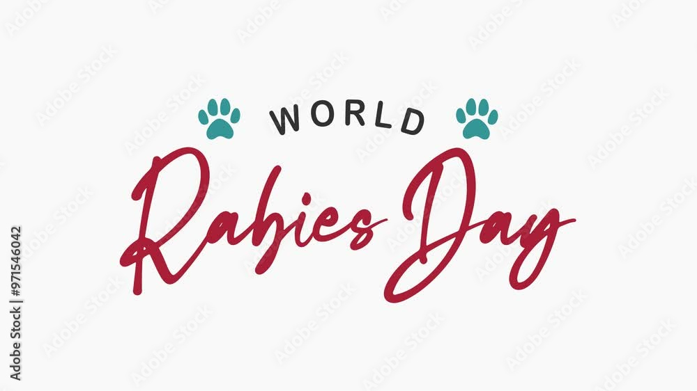 World Rabies Day Text Animation. Great for World Rabies Day ...