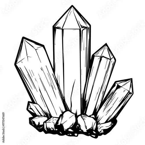 Crystals Vector