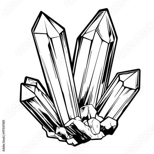 Crystals Vector