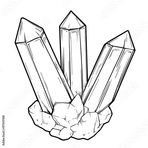 Crystals Vector