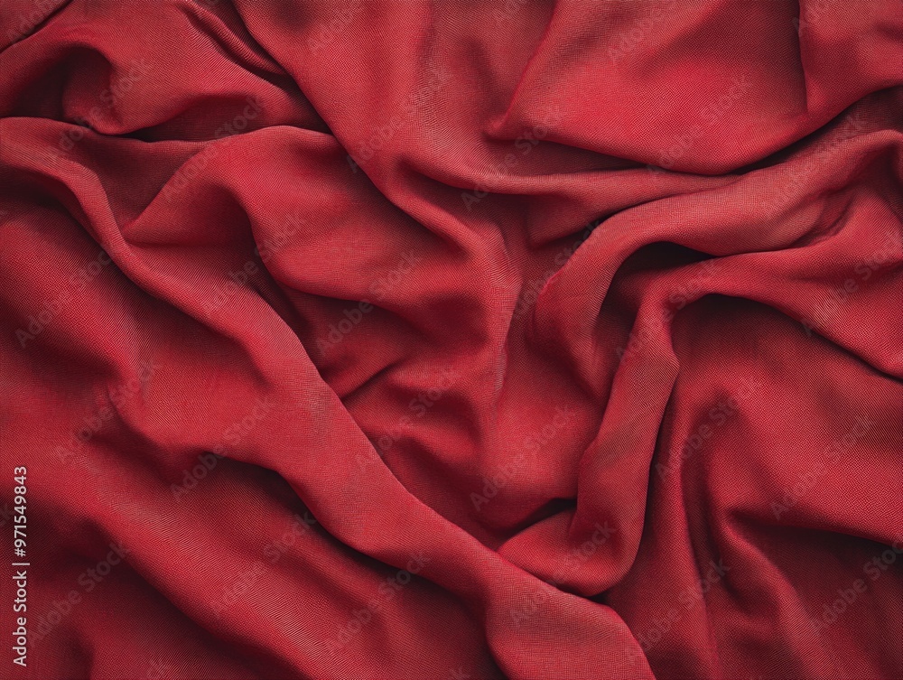 Obraz premium Red cloth on a bed