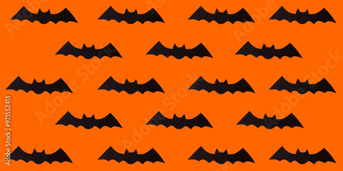 Halloween background with bats
