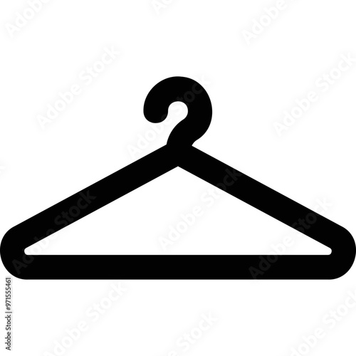 Simple vector icon clothes rack