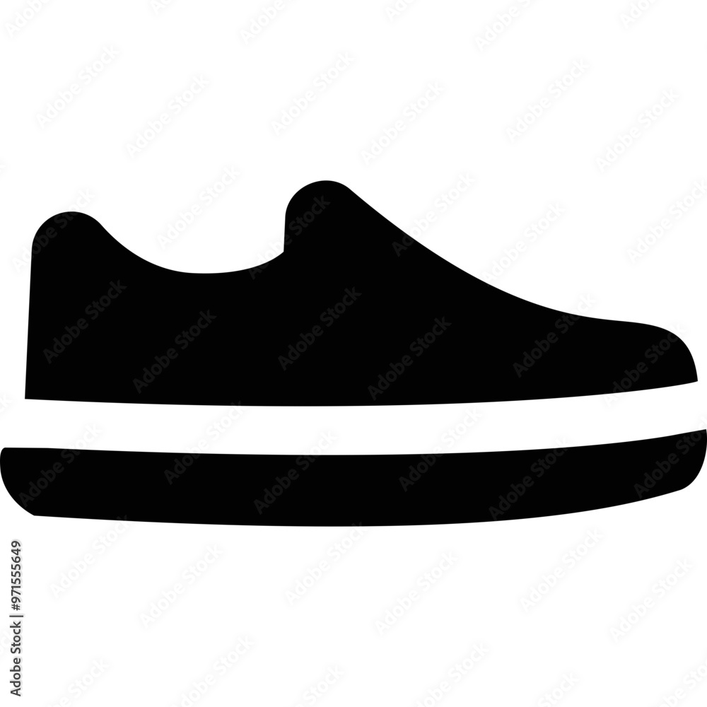 Simple vector icon sneaker Simple vector icon sneaker