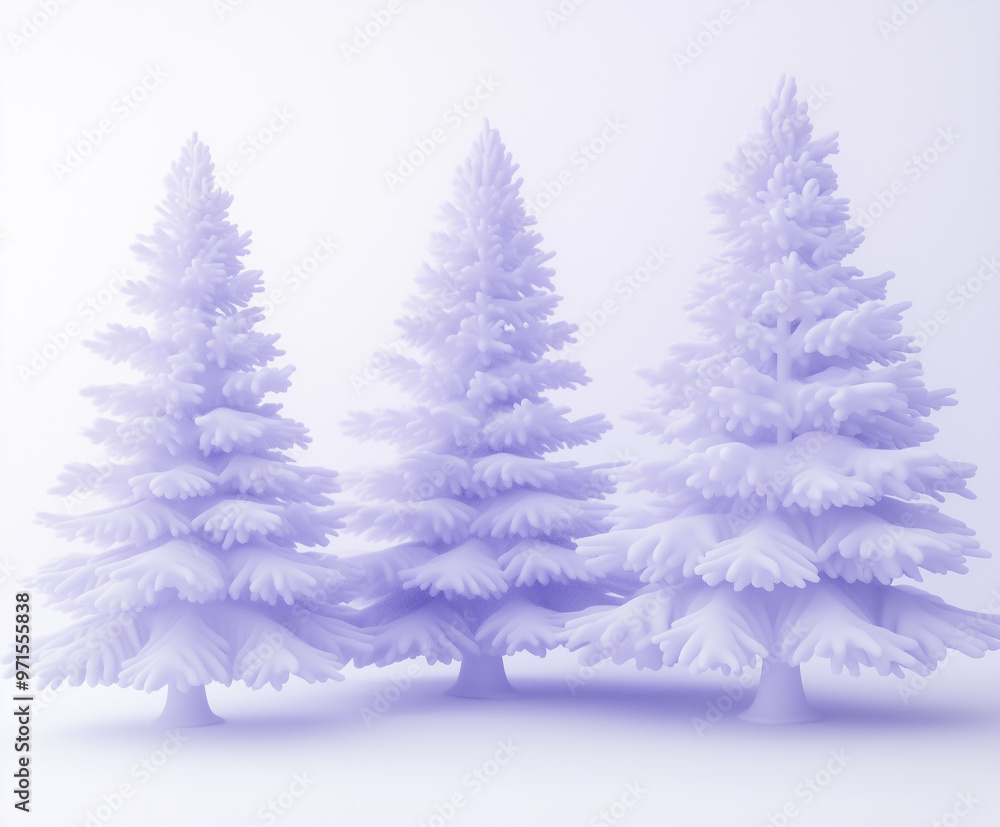 christmas tree with snow christmas tree with snow