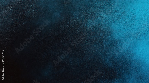 Black and Blue Grainy Gradient Background Noise Texture