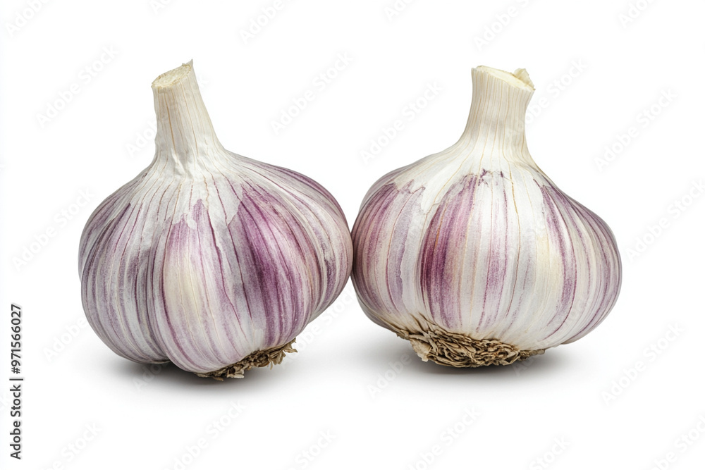 Obraz premium garlic isolated on white background