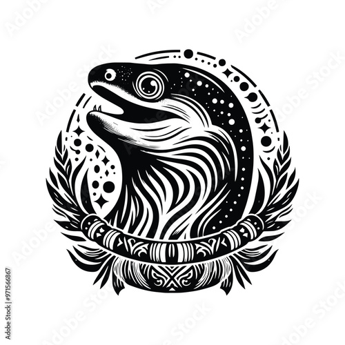 Wallpaper Mural Eel in bohemian Torontodigital.ca