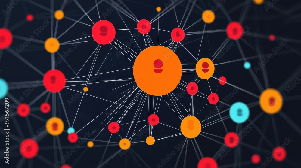 Layers of concentric circles, each representing different stakeholders in a company, surrounded by abstract networks that represent the flow of governance and accountability Layers of concentric circles, each representing different stakeholders in a company, surrounded by abstract networks that represent the flow of governance and accountability