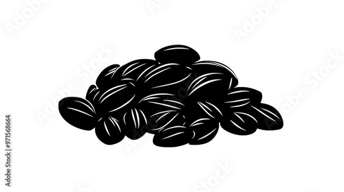Coarsely ground nuts used as a topping or ingredient in baked goods and desserts, vector illustration art