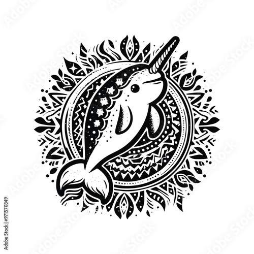 Narwhal in bohemian