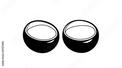 Rich, smooth substance made from eggs and milk, used for filling or as a dessert, vector illustration art