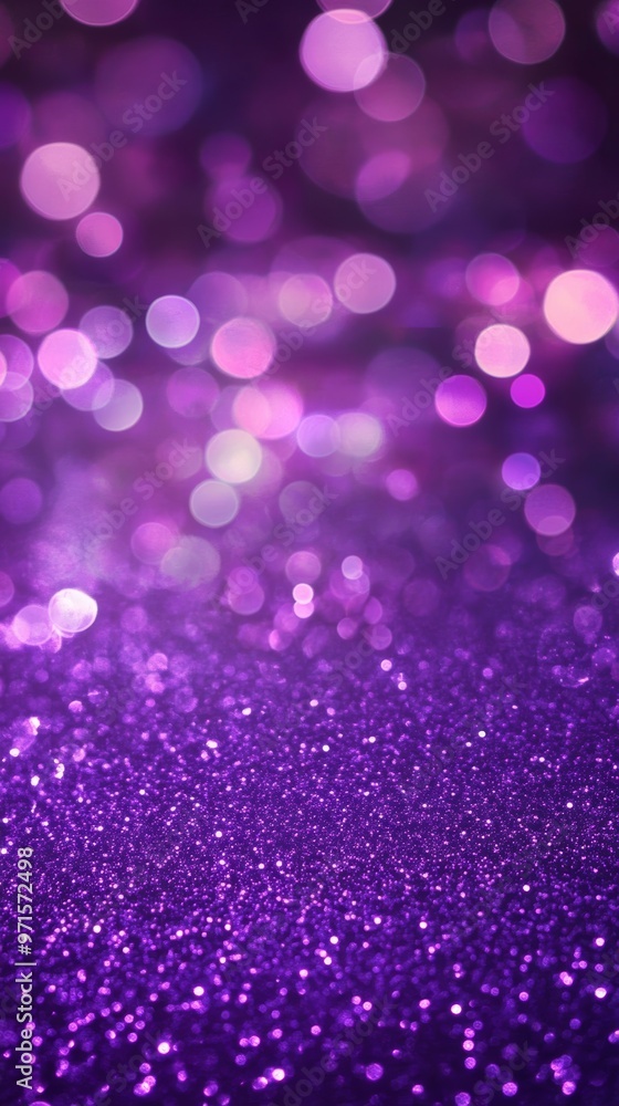 Purple glitter texture creating stunning bokeh effect background Purple glitter texture creating stunning bokeh effect background