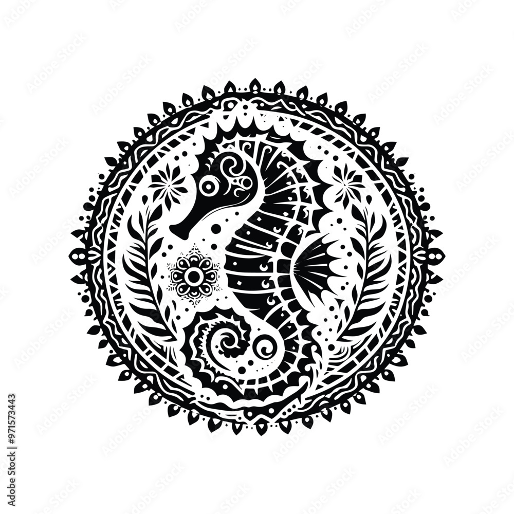 Seahorse in bohemian Seahorse in bohemian