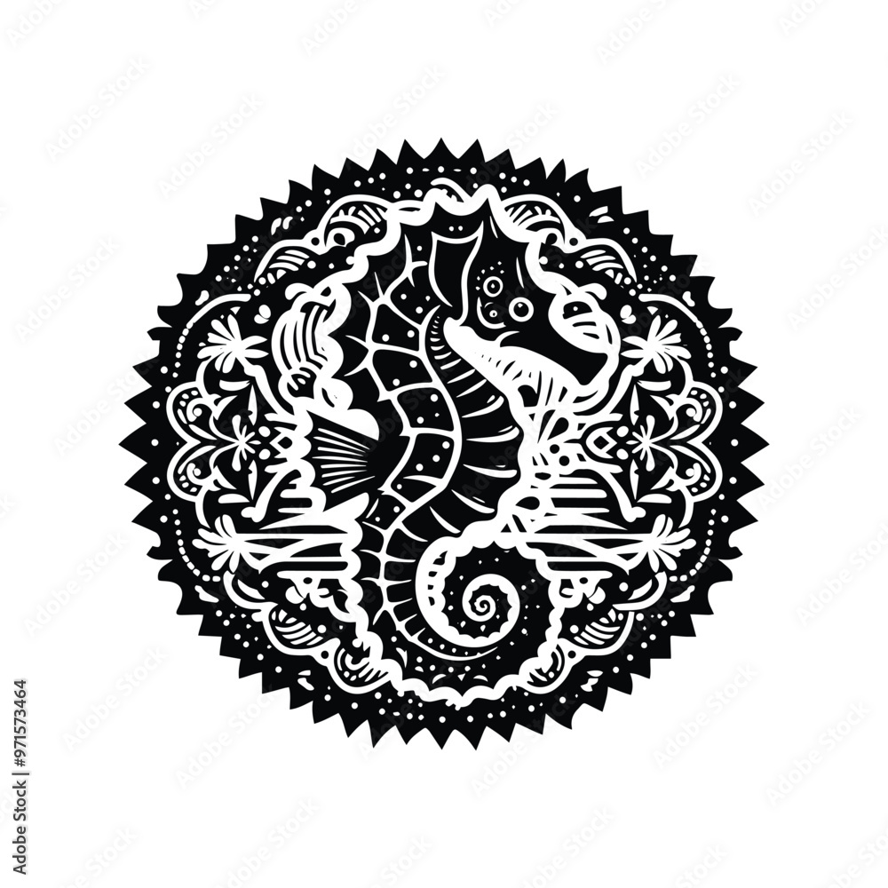 Seahorse in bohemian Seahorse in bohemian