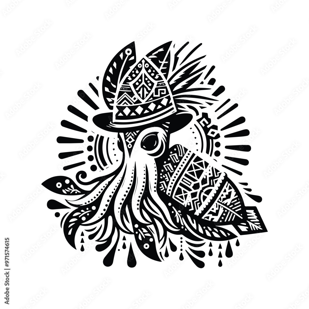 Squid in bohemian Squid in bohemian