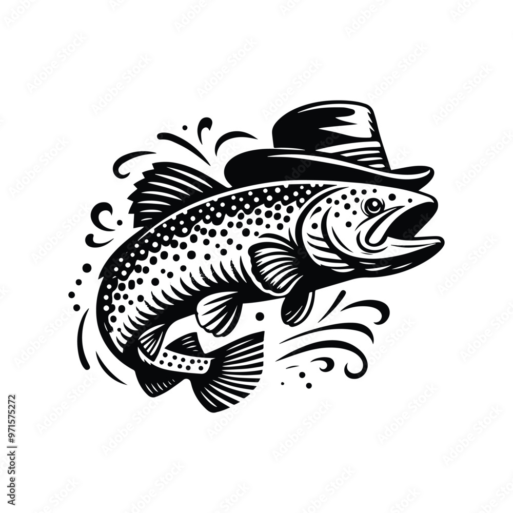 Trout fish in bohemian Trout fish in bohemian