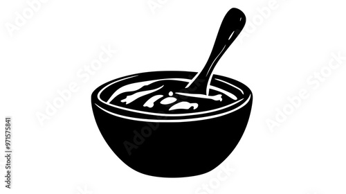 Creamy, egg-based mixture used in baking or as a dessert filling, offering a rich taste, vector illustration art