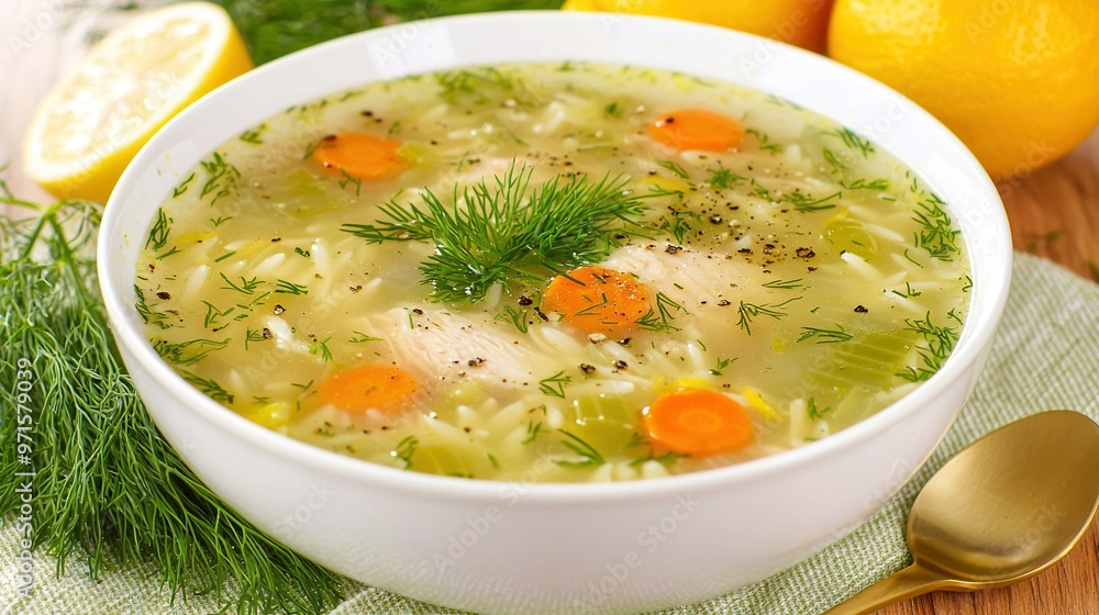 Bowl of Chicken Noodle Soup Bowl of Chicken Noodle Soup