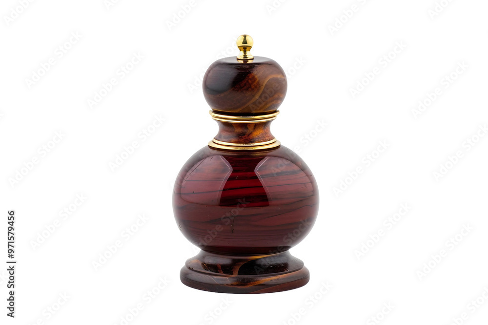 Stylish sandalwood perfume bottle with a minimalistic design and a polished look isolated on transparent background Stylish sandalwood perfume bottle with a minimalistic design and a polished look isolated on transparent background